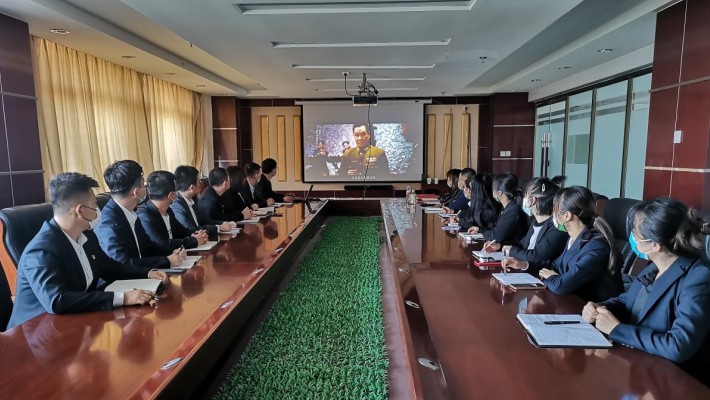“慶國慶、祖國頌，學司史、知司情”裝備公司團委組織召開主題學習活動